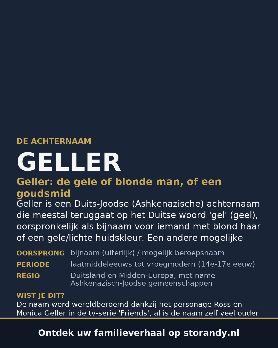 Familiewapen van de achternaam GELLER
