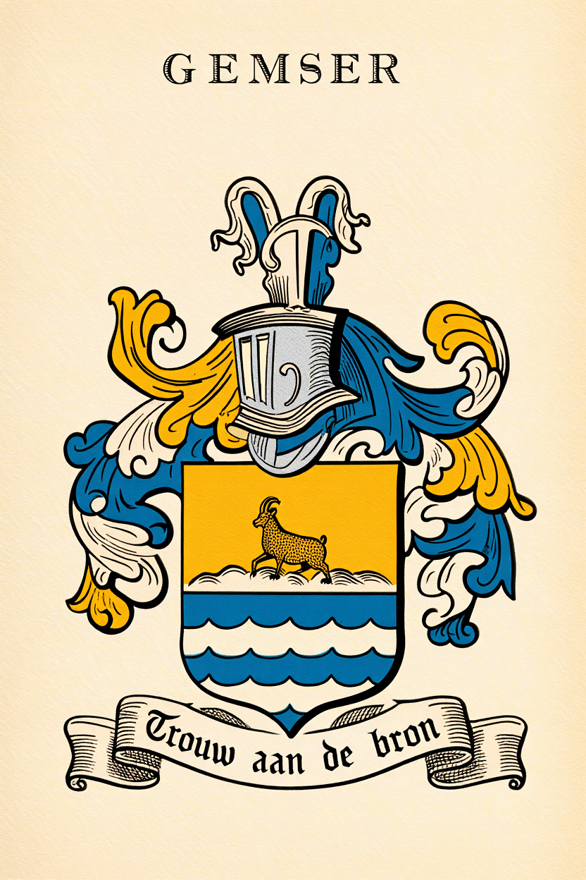Familiewapen van de achternaam GEMSER