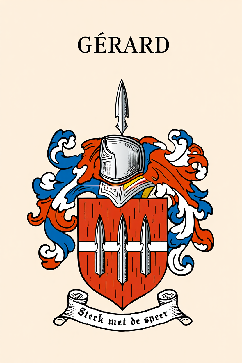 Familiewapen van de achternaam GÉRARD