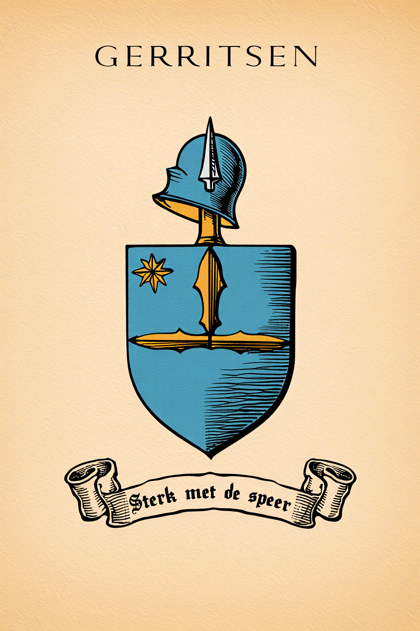 Familiewapen van de achternaam GERRITSEN