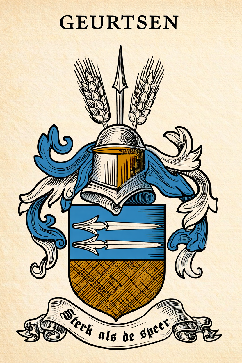 Familiewapen van de achternaam GEURTSEN