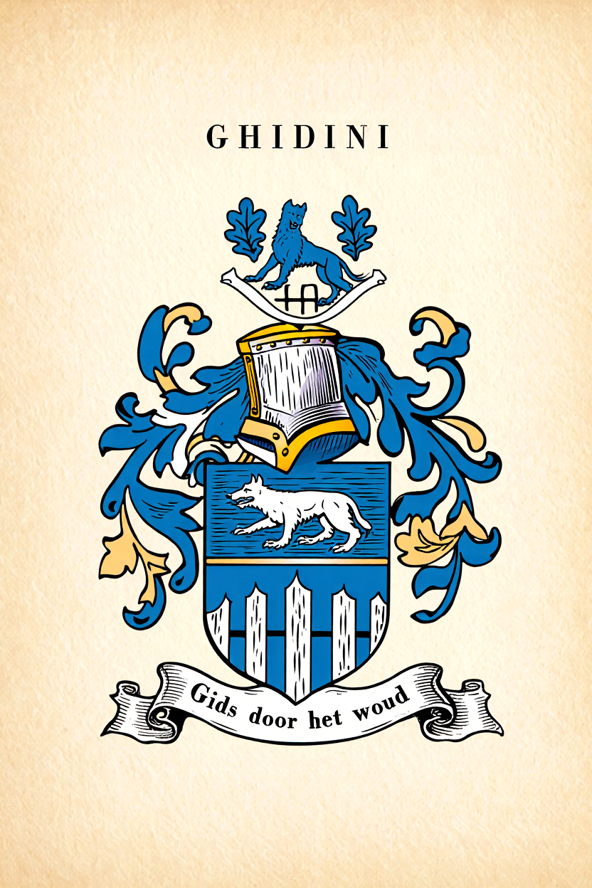 Familiewapen van de achternaam GHIDINI