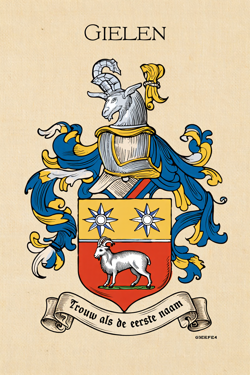 Familiewapen van de achternaam GIELEN