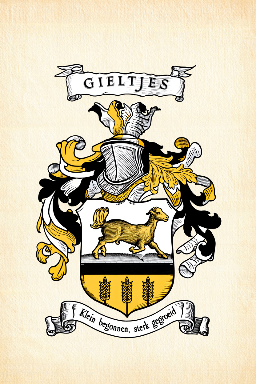 Familiewapen van de achternaam GIELTJES