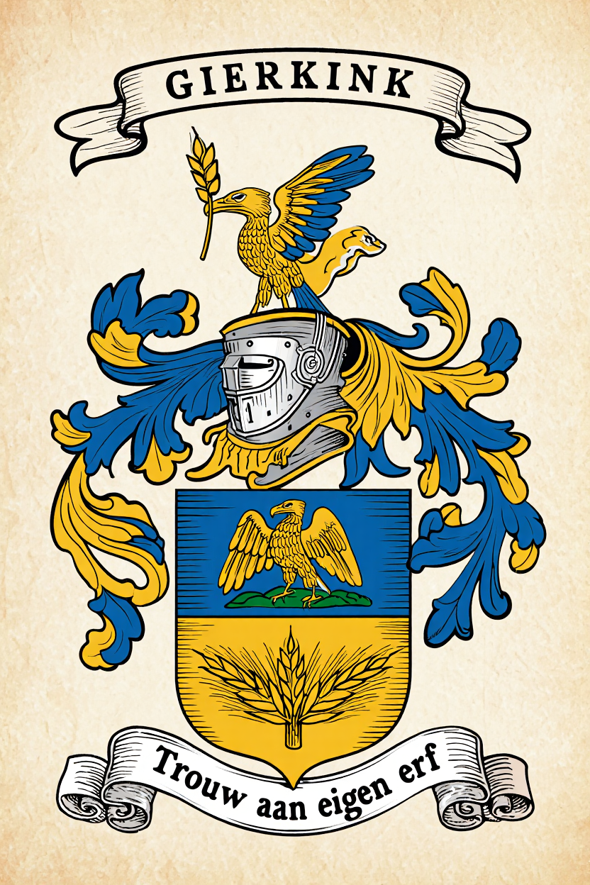 Familiewapen van de achternaam GIERKINK