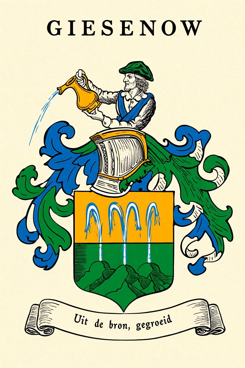 Familiewapen van de achternaam GIESENOW