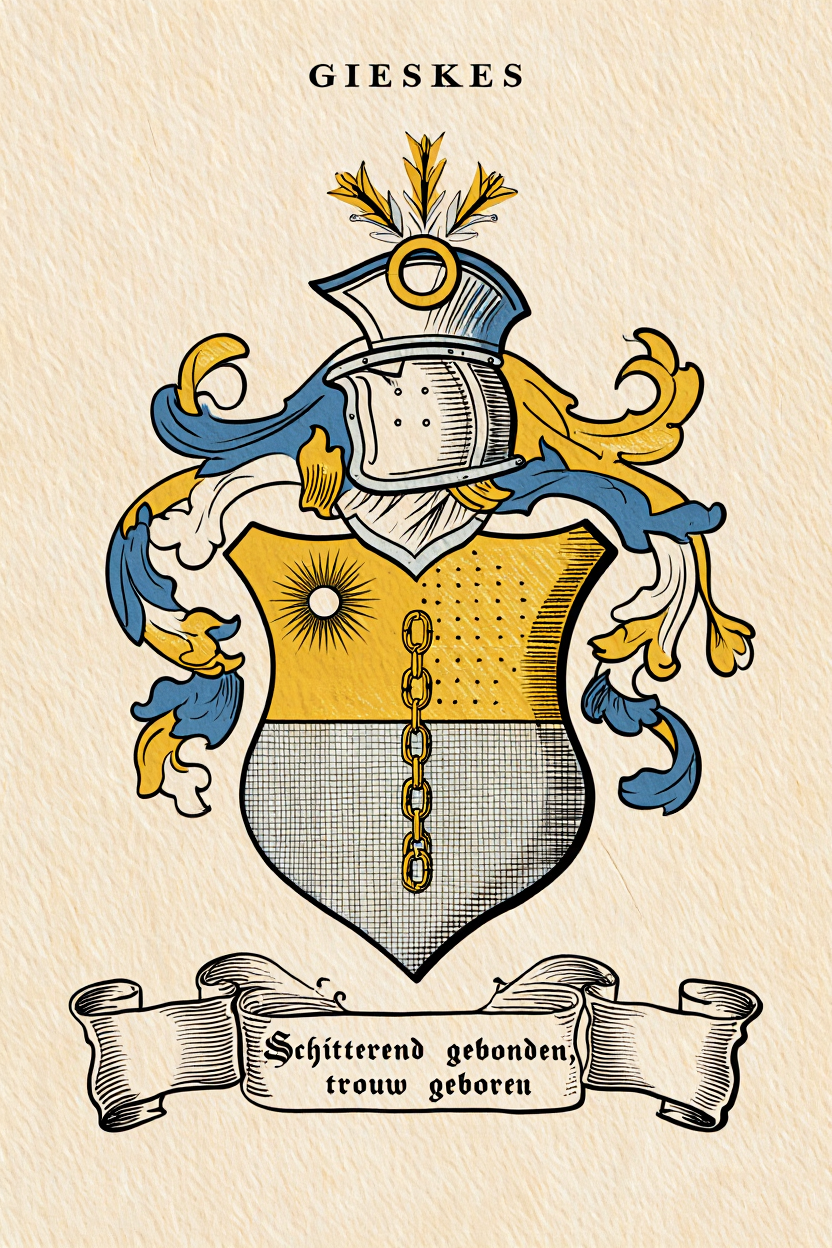 Familiewapen van de achternaam GIESKES