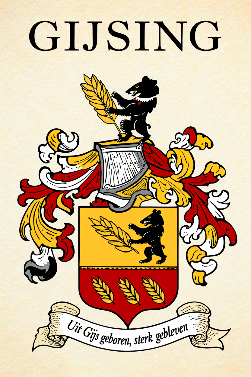 Familiewapen van de achternaam GIJSING