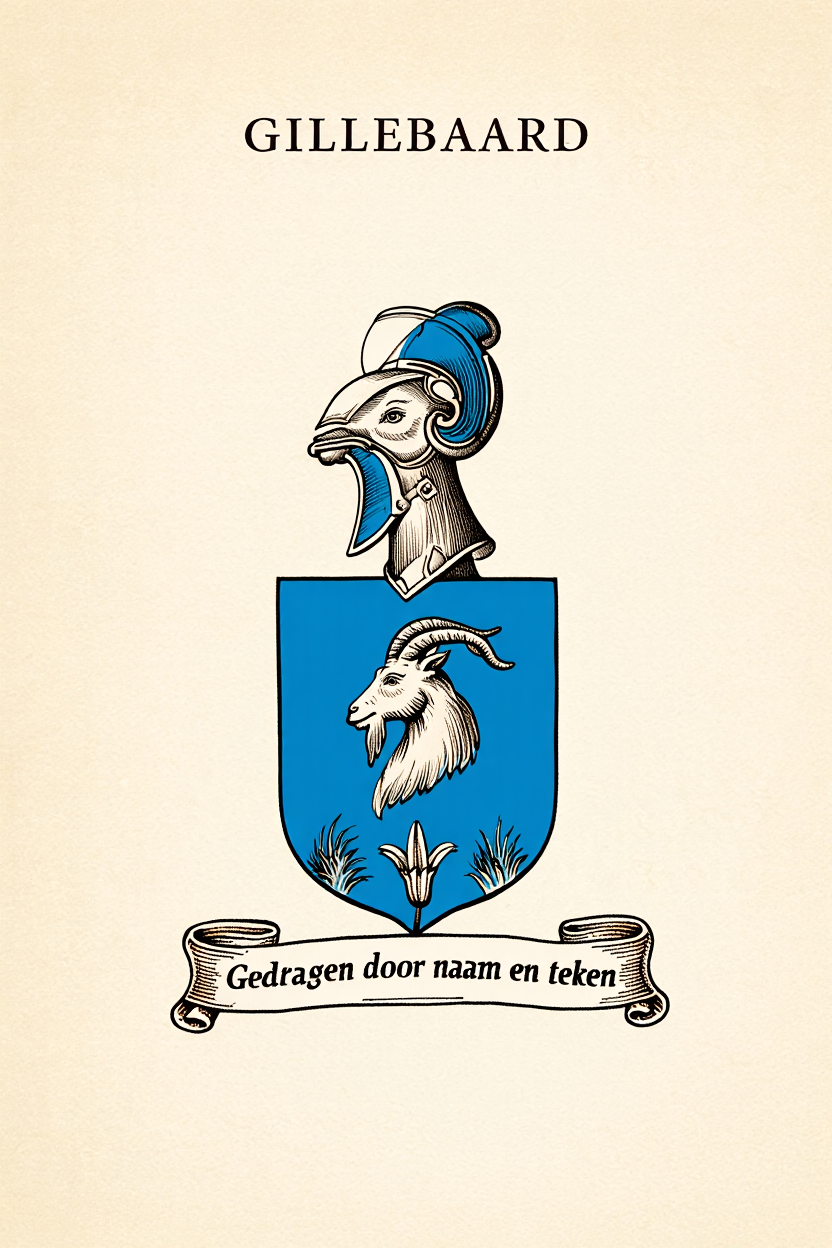 Familiewapen van de achternaam GILLEBAARD