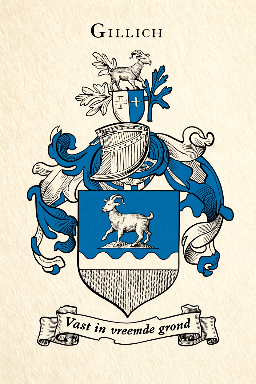 Familiewapen van de achternaam GILLICH