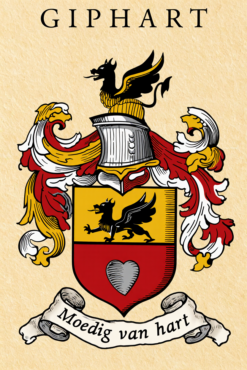 Familiewapen van de achternaam GIPHART