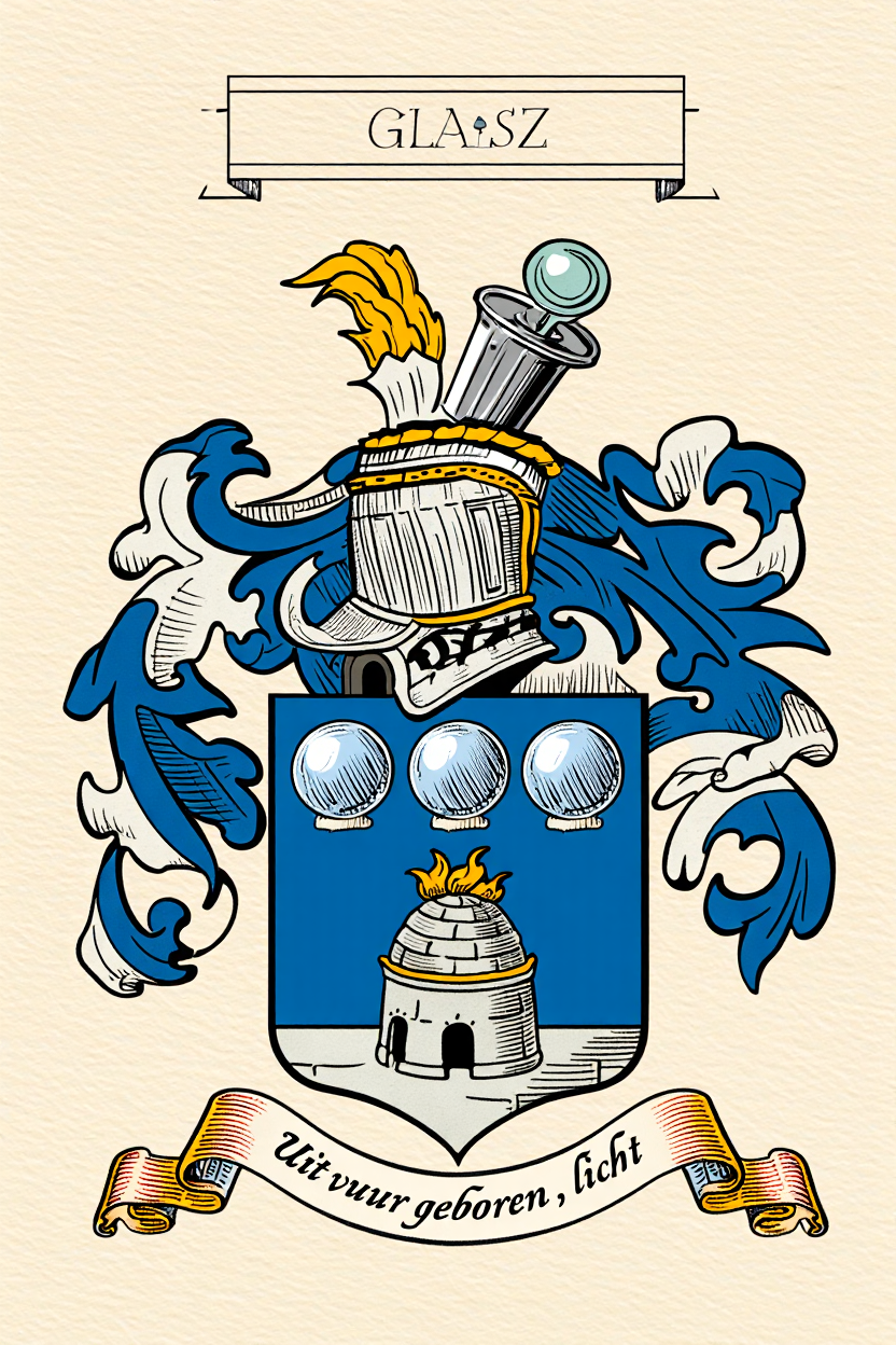 Familiewapen van de achternaam GLASZ