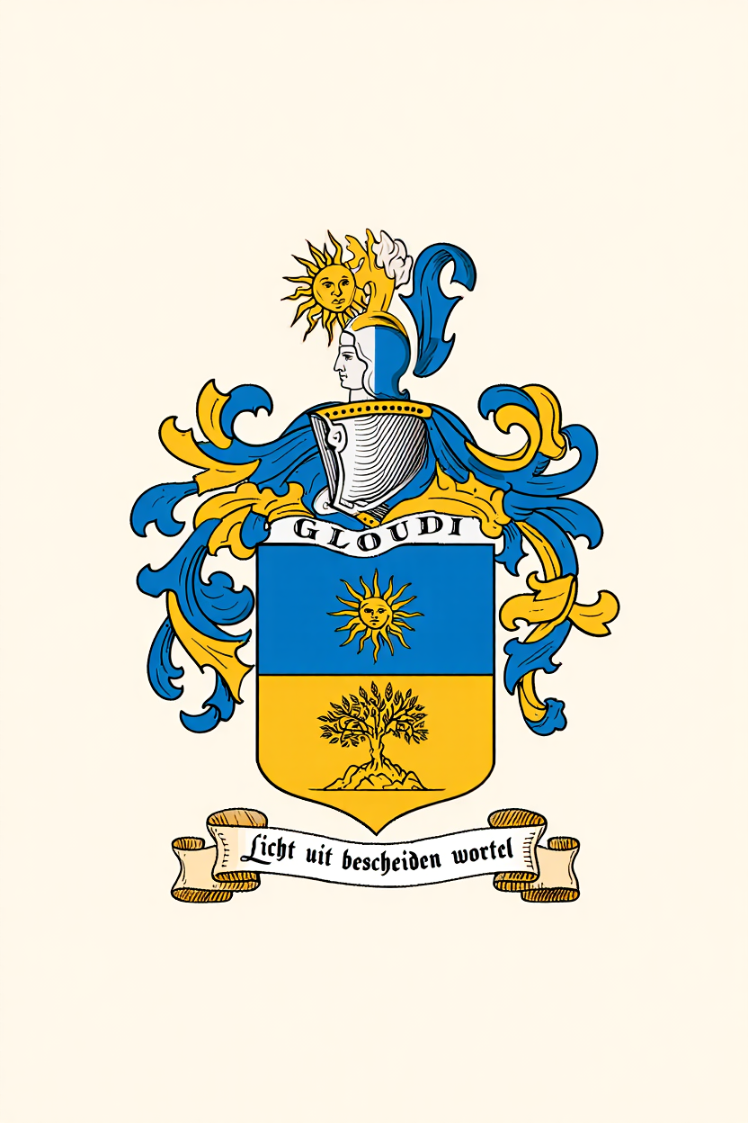 Familiewapen van de achternaam GLOUDI
