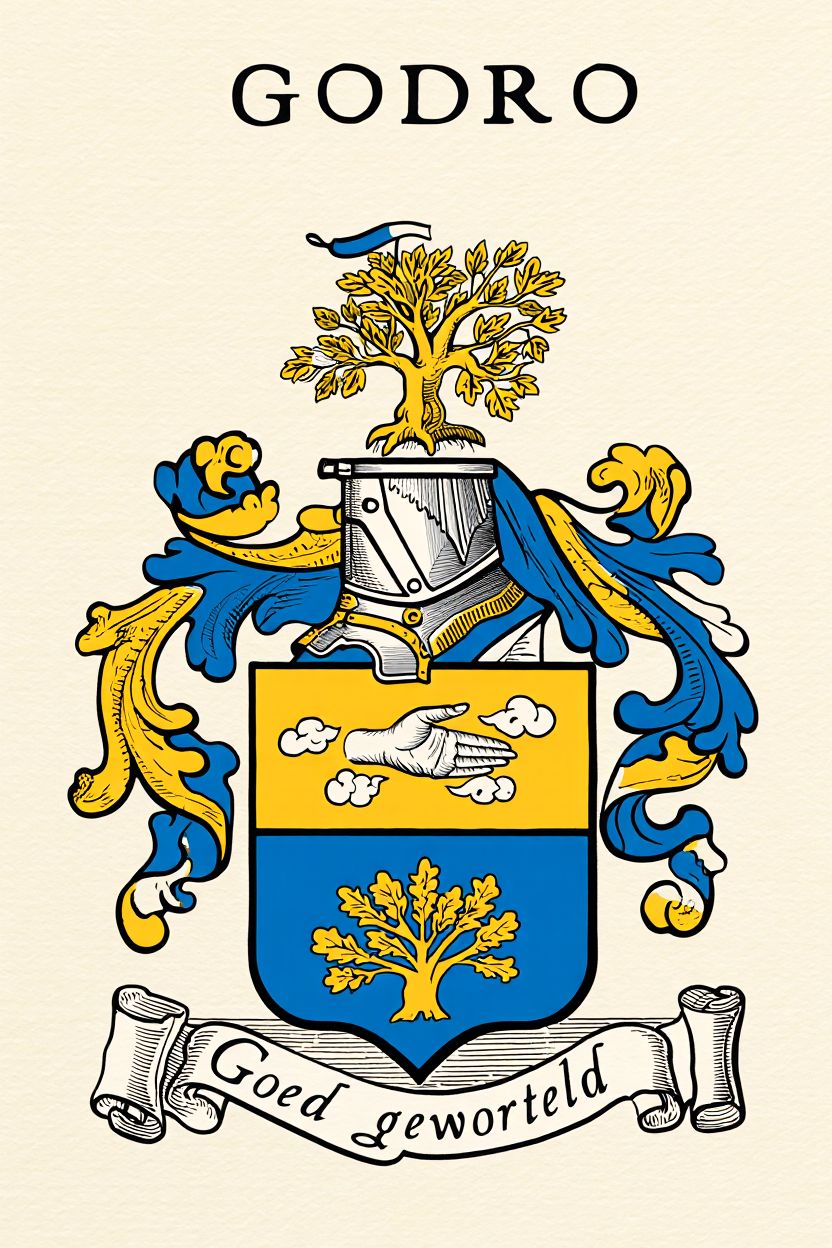 Familiewapen van de achternaam GODRO