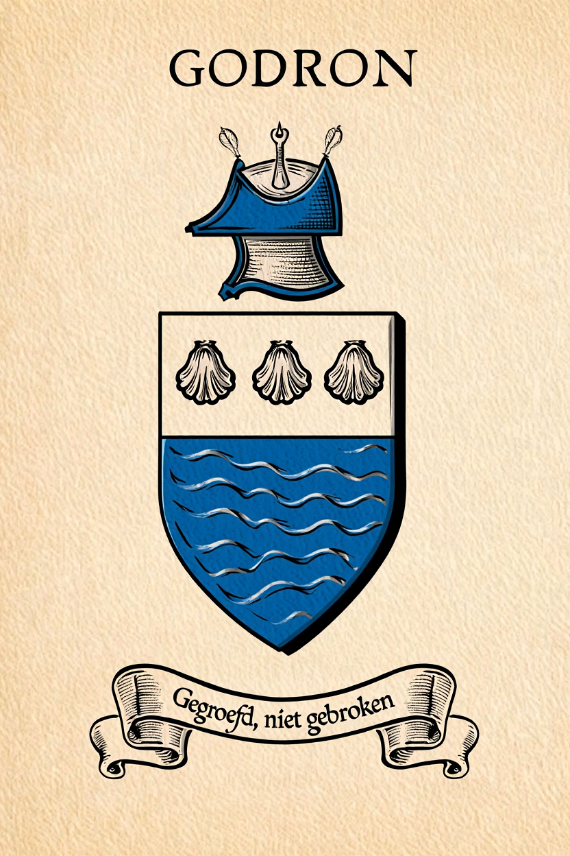 Familiewapen van de achternaam GODRON
