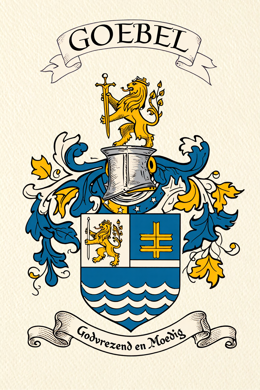 Familiewapen van de achternaam GOEBEL