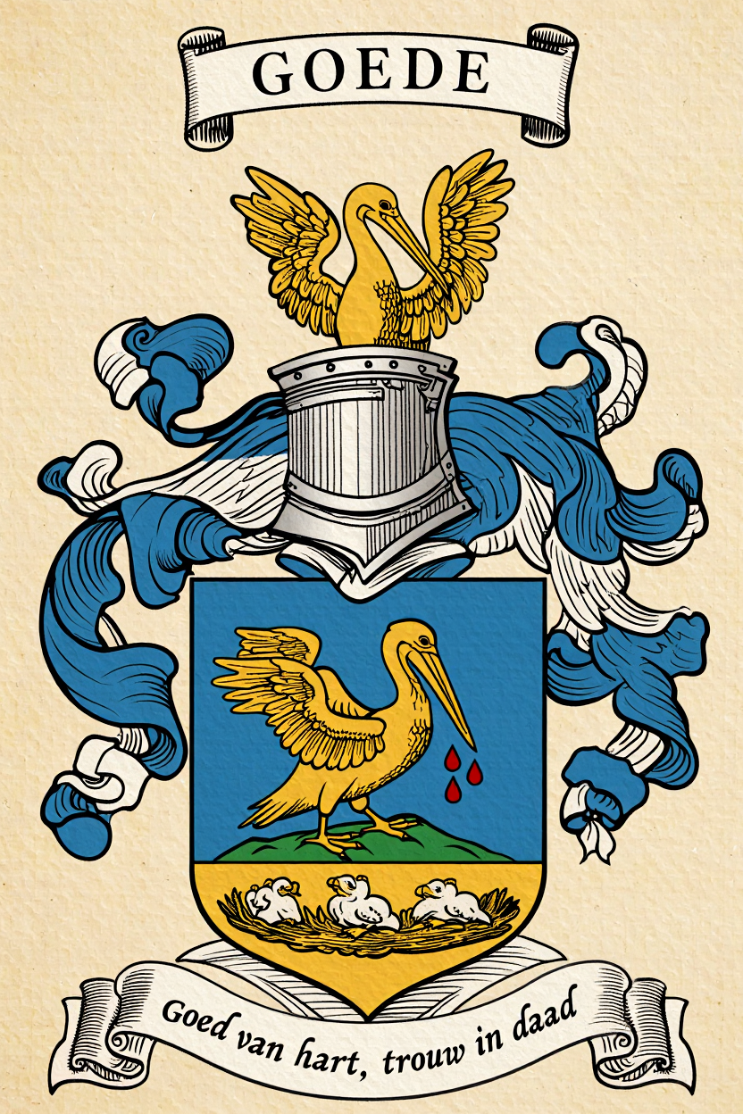 Familiewapen van de achternaam GOEDE