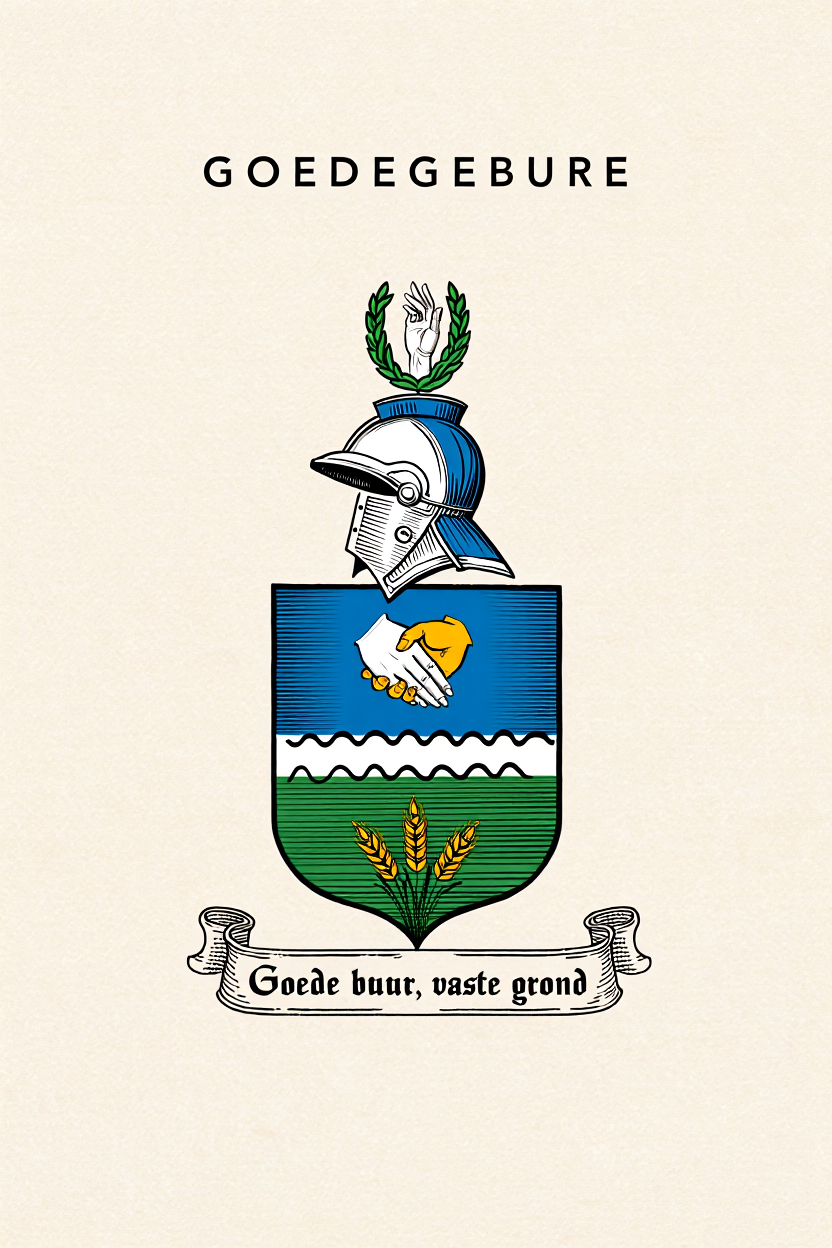 Familiewapen van de achternaam GOEDEGEBURE (vergrendeld)