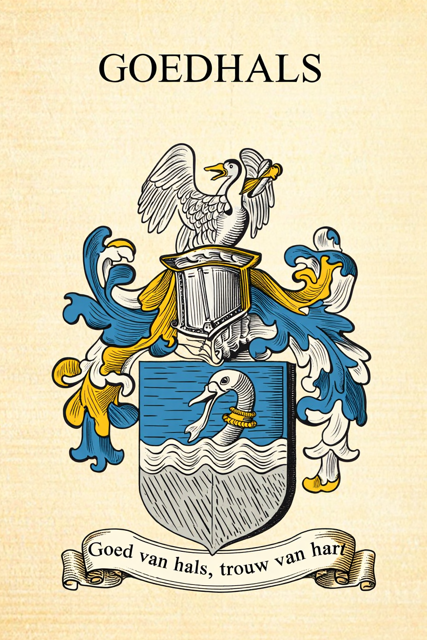 Familiewapen van de achternaam GOEDHALS
