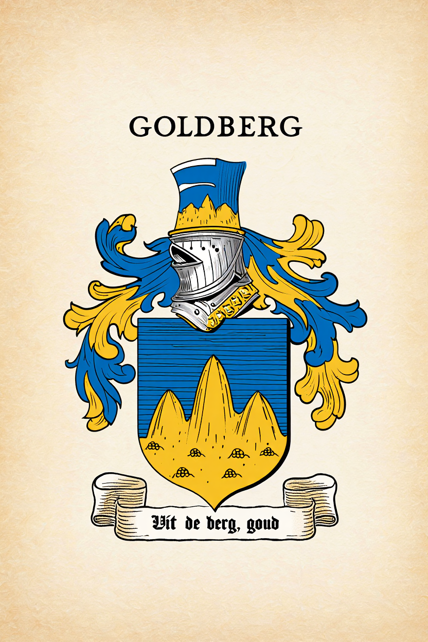 Familiewapen van de achternaam GOLDBERG