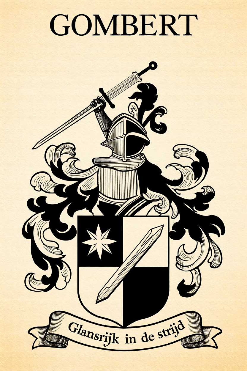 Familiewapen van de achternaam GOMBERT