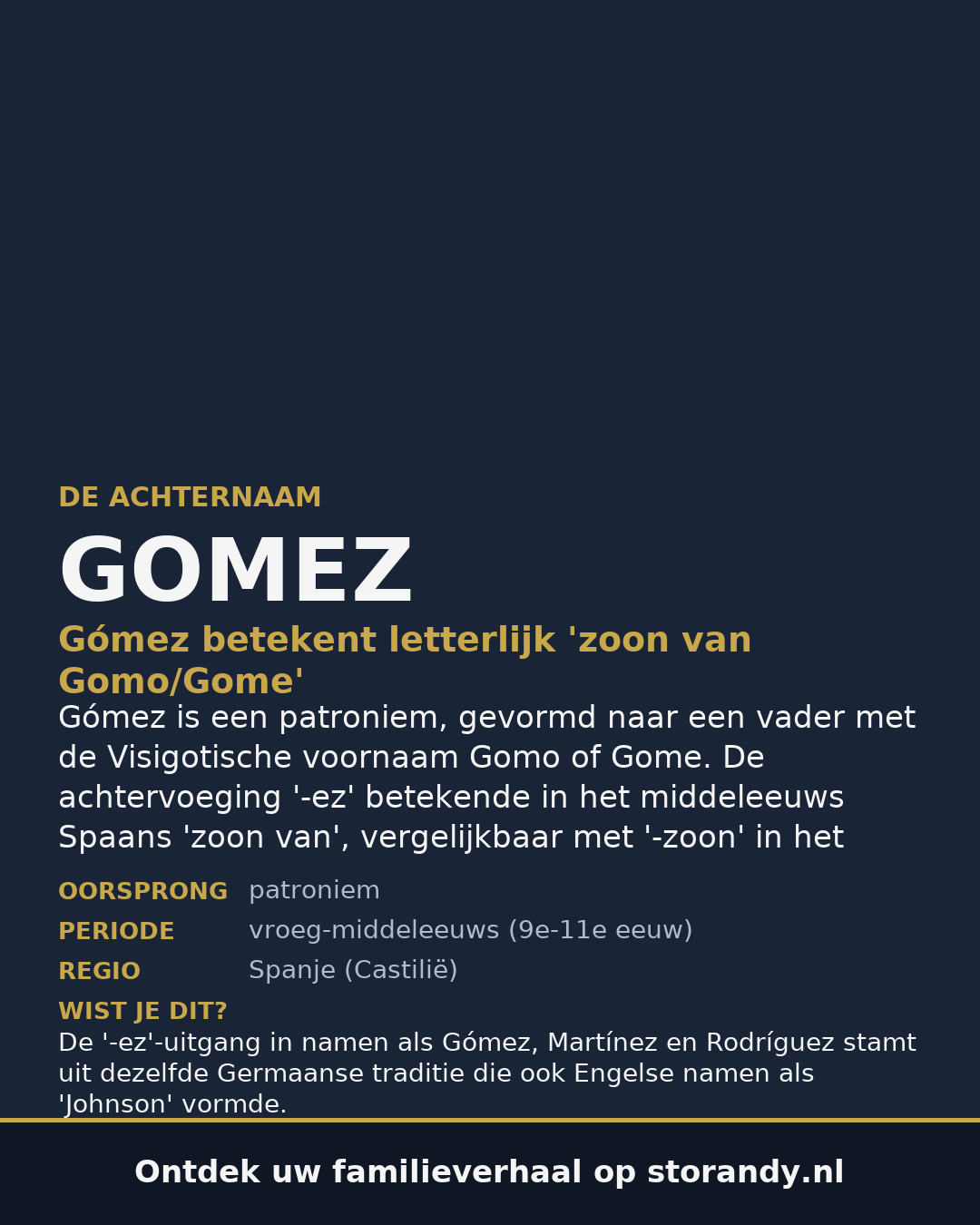Familiewapen van de achternaam GOMEZ