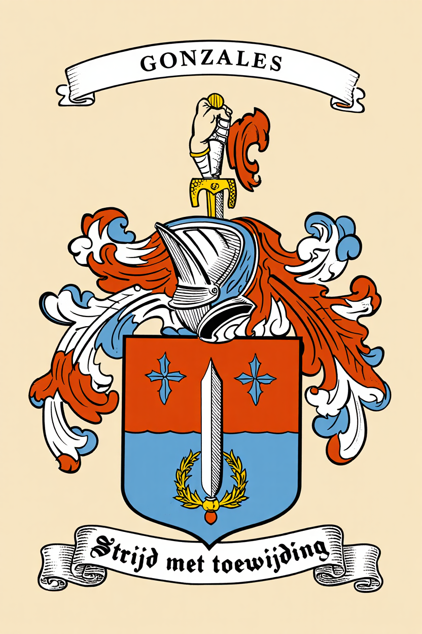 Familiewapen van de achternaam GONZALES