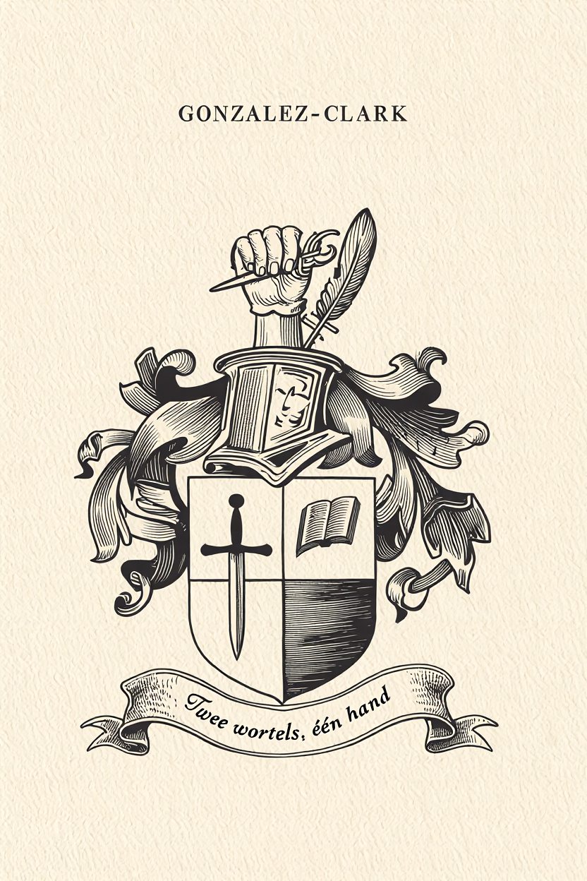 Familiewapen van de achternaam GONZALEZ-CLARK (vergrendeld)