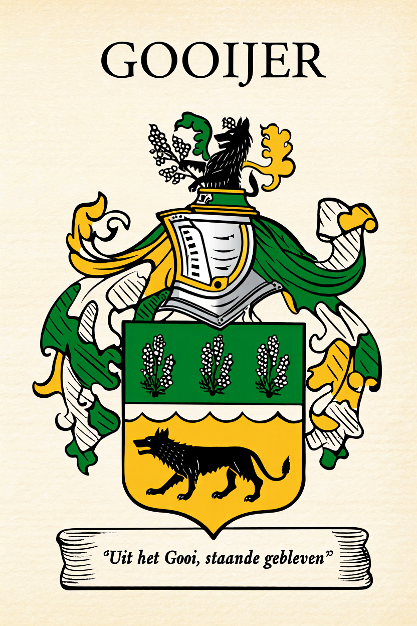 Familiewapen van de achternaam GOOIJER