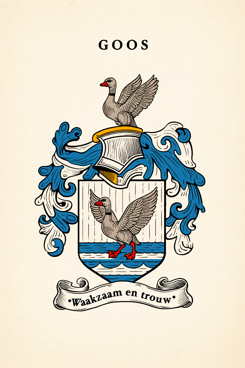 Familiewapen van de achternaam GOOS