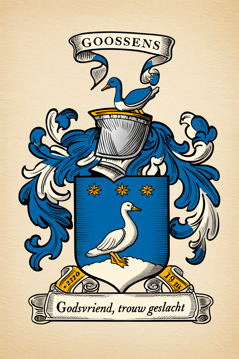 Familiewapen van de achternaam GOOSSENS