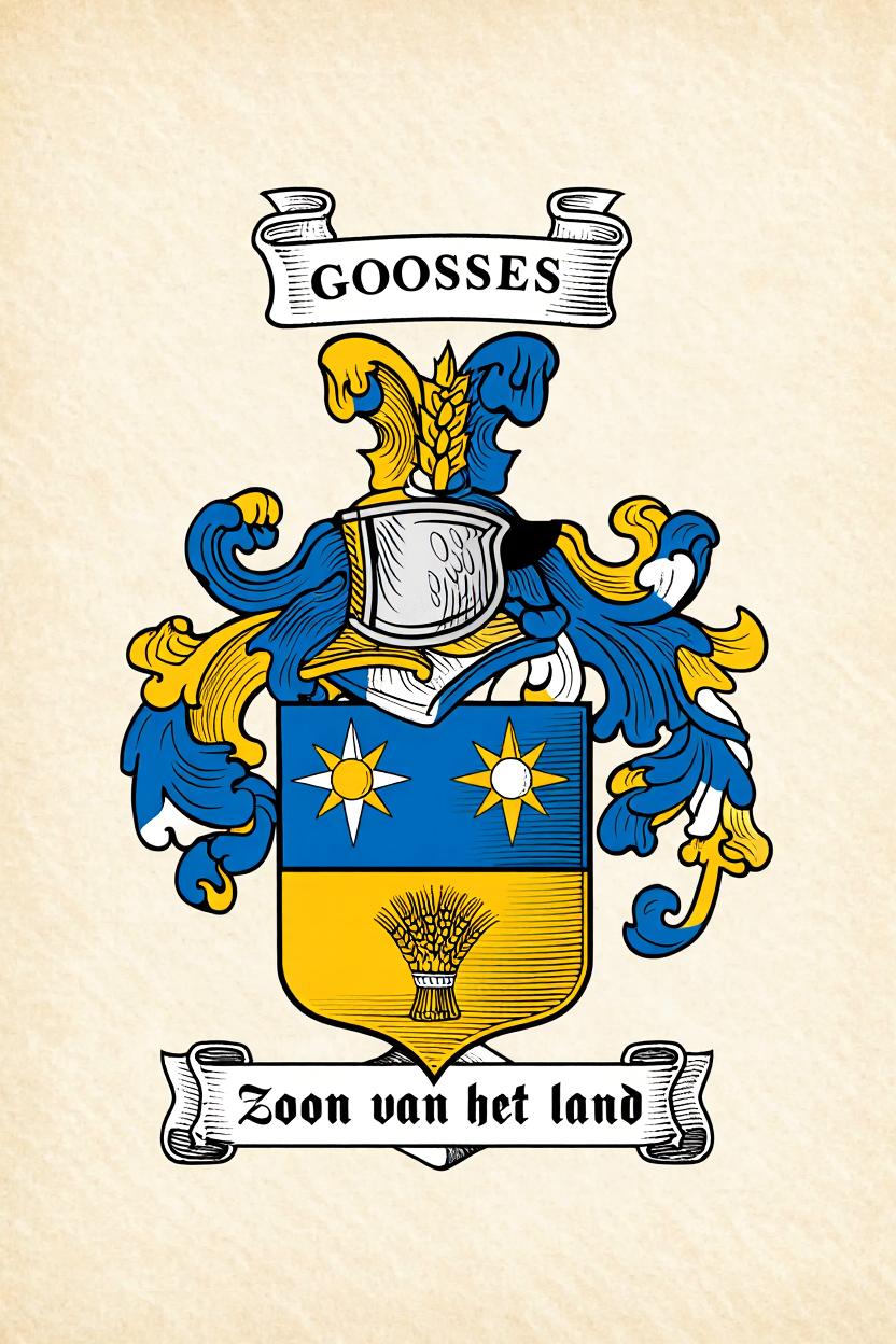 Familiewapen van de achternaam GOOSSES