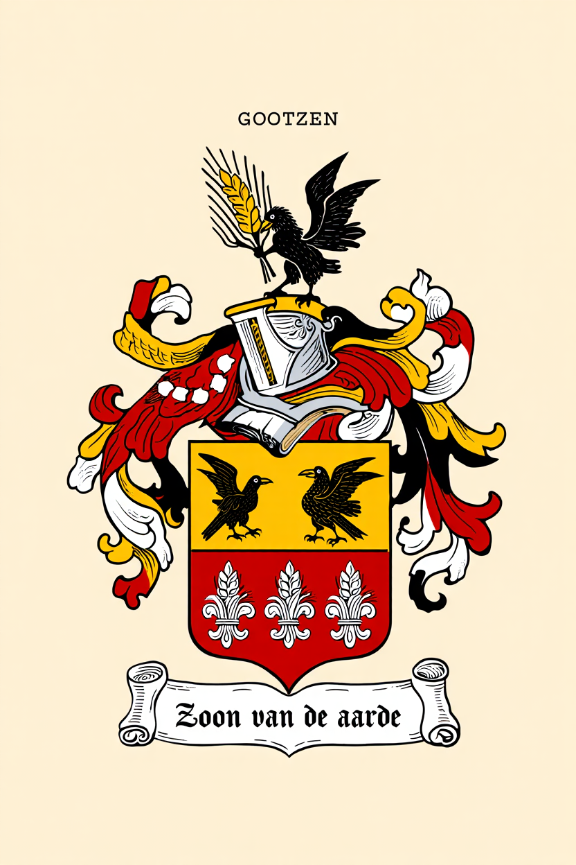 Familiewapen van de achternaam GOOTZEN (vergrendeld)