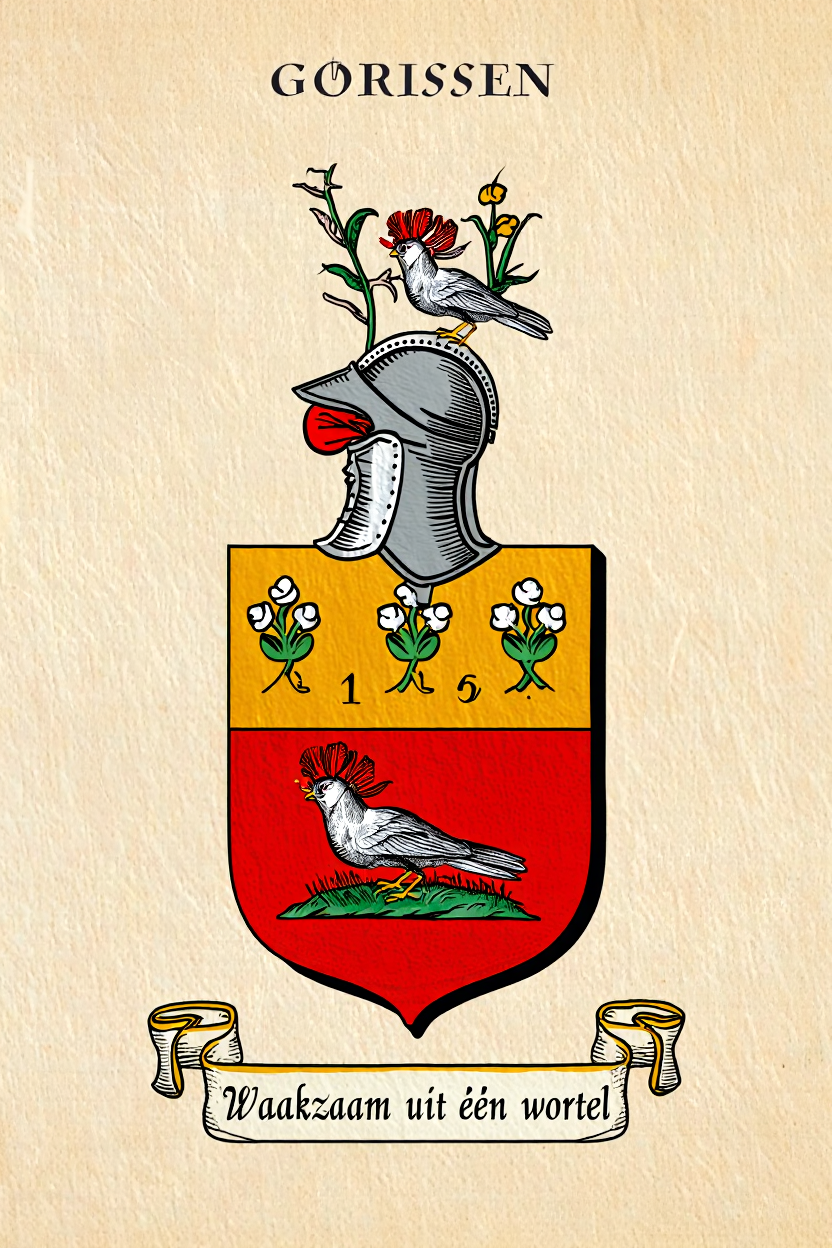 Familiewapen van de achternaam GORISSEN