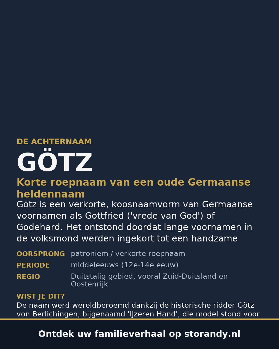 Familiewapen van de achternaam GÖTZ