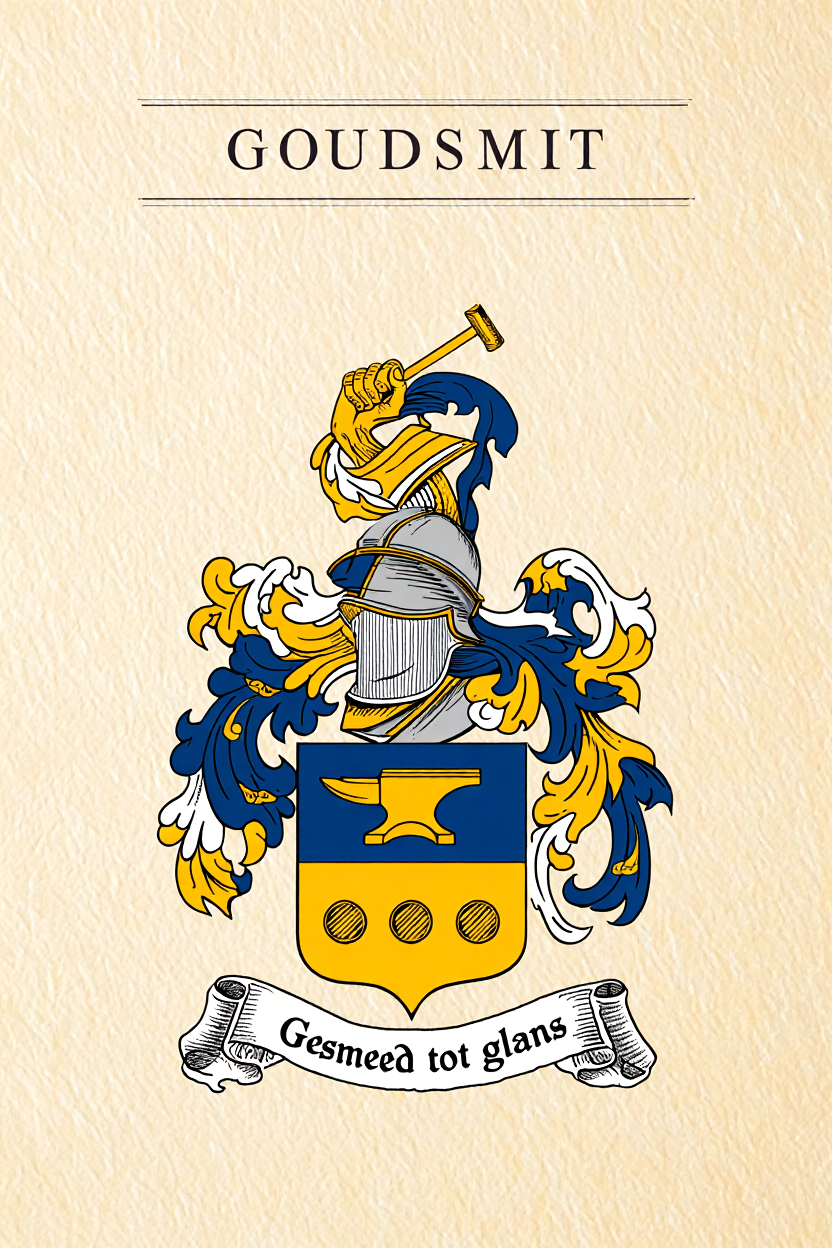 Familiewapen van de achternaam GOUDSMIT