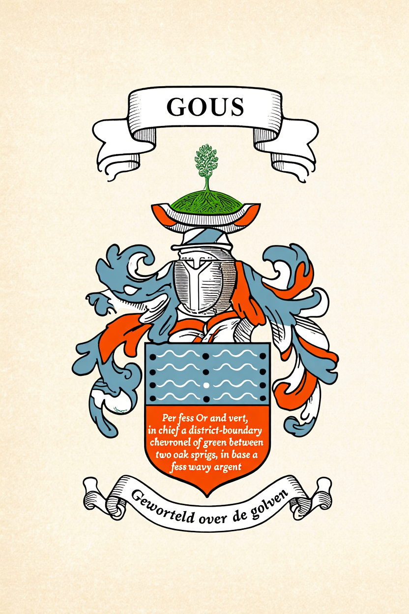 Familiewapen van de achternaam GOUS