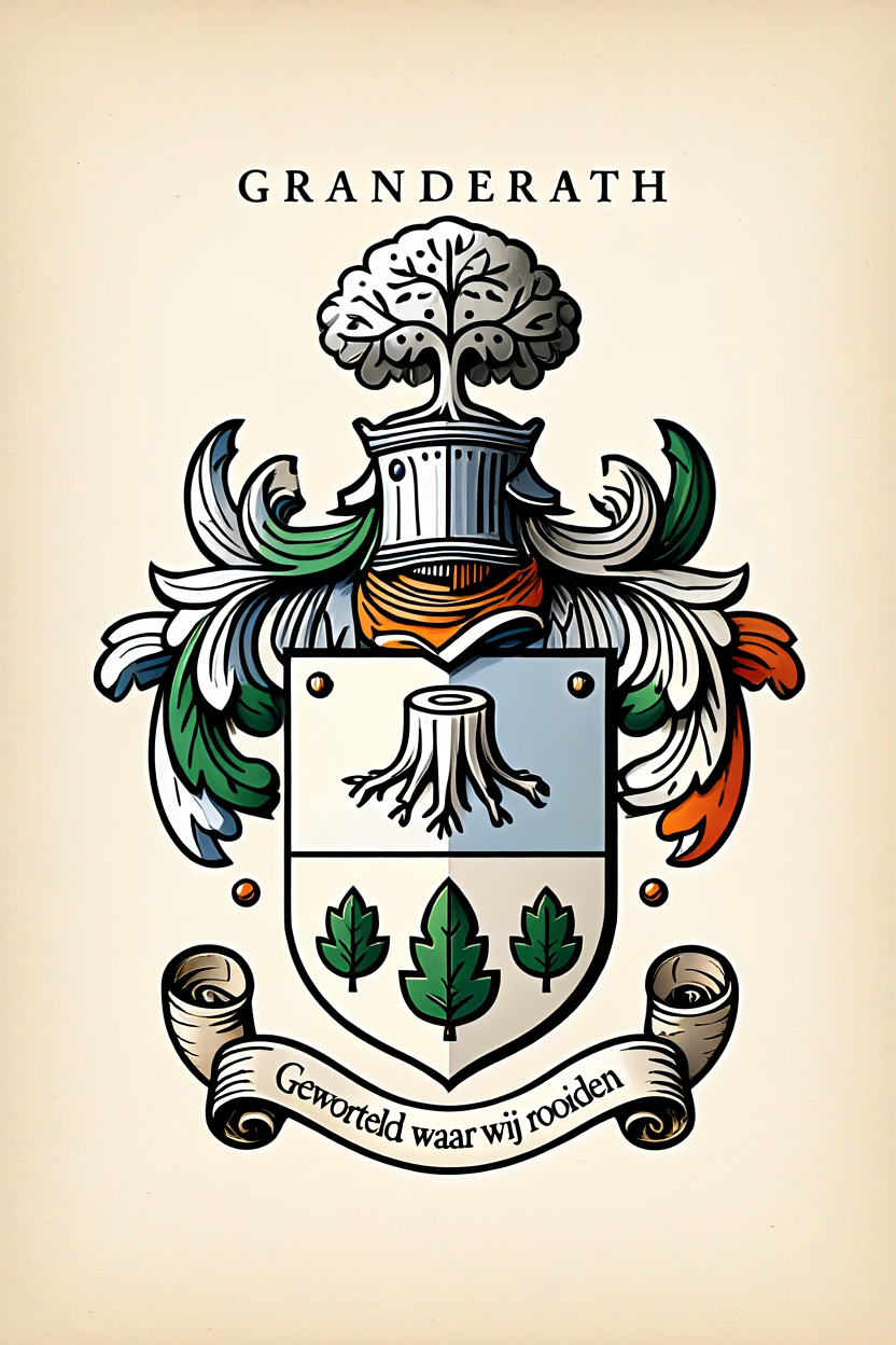 Familiewapen van de achternaam GRANDERATH (vergrendeld)