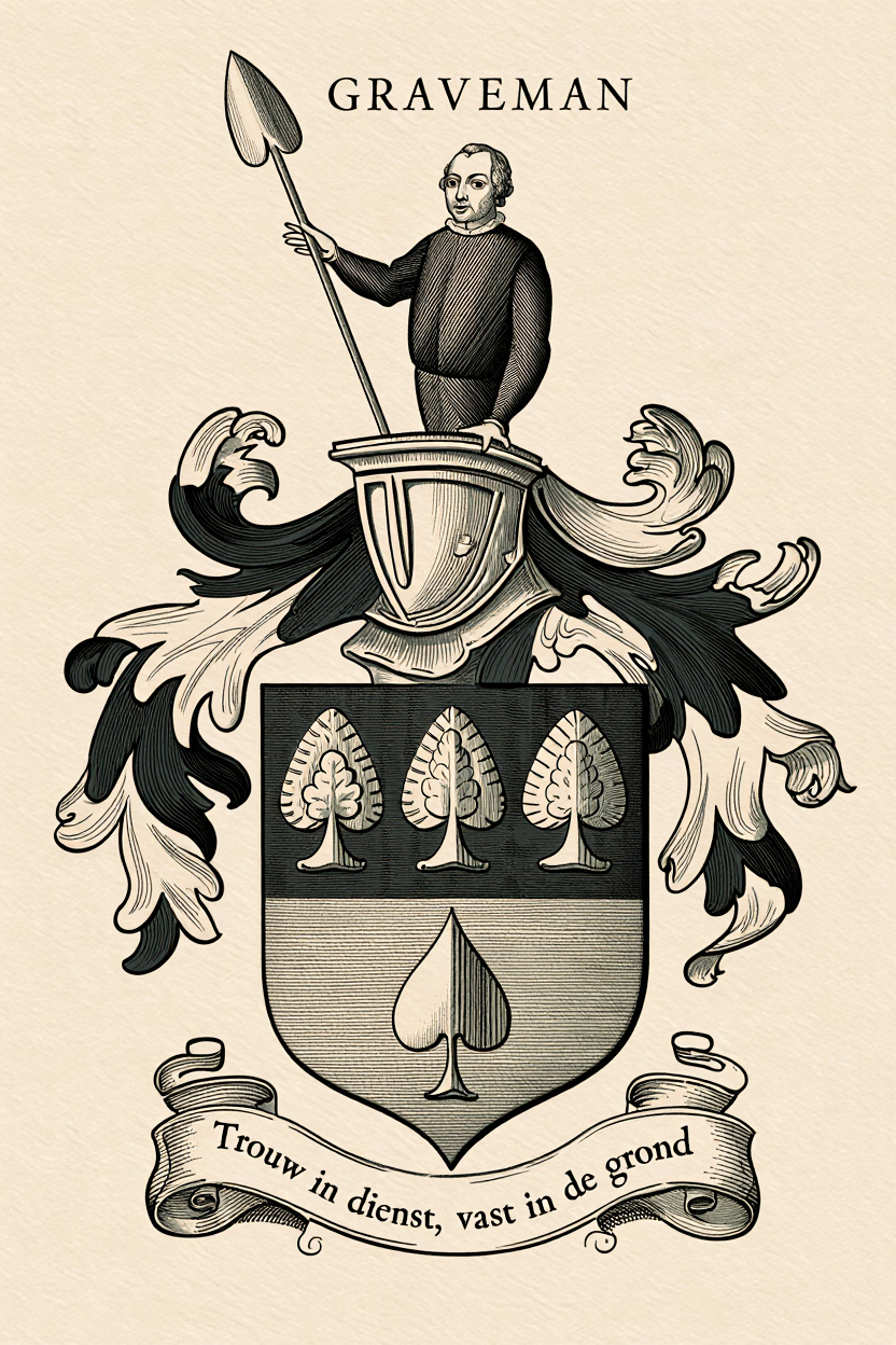 Familiewapen van de achternaam GRAVEMAN