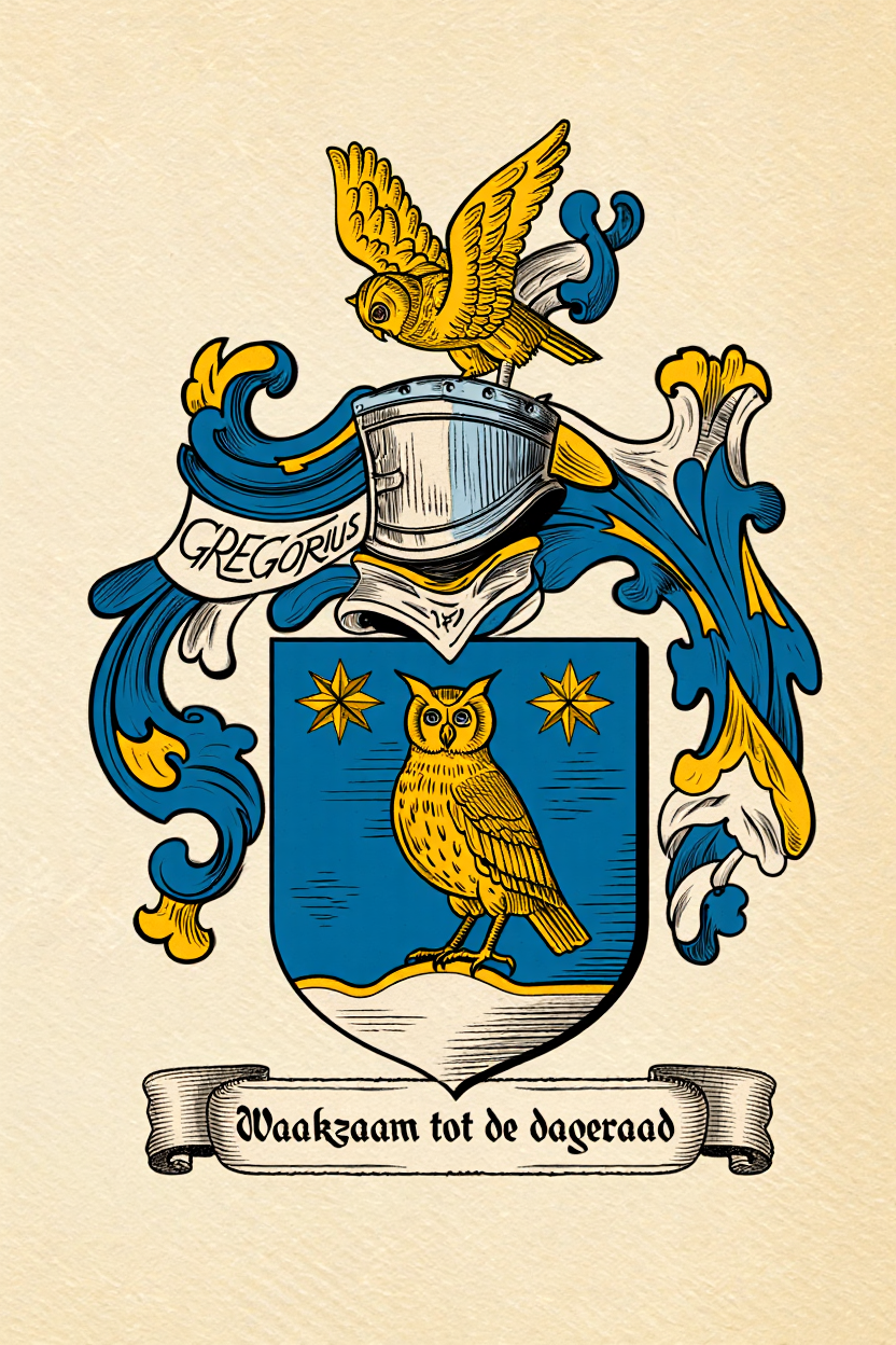 Familiewapen van de achternaam GREGORIUS