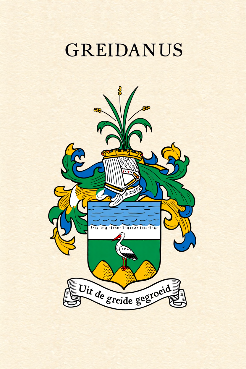 Familiewapen van de achternaam GREIDANUS