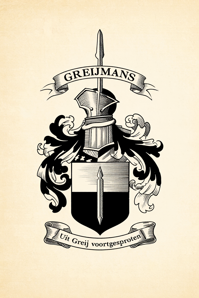 Familiewapen van de achternaam GREIJMANS