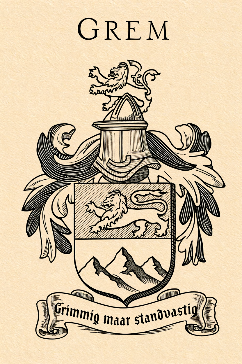 Familiewapen van de achternaam GREM