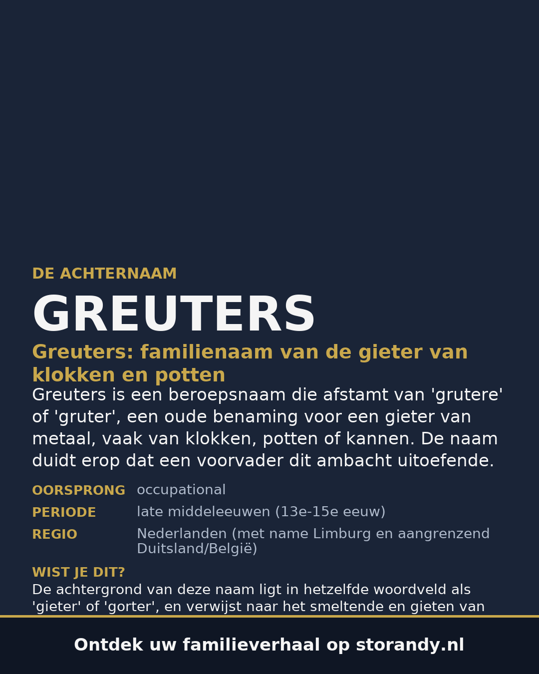 Familiewapen van de achternaam GREUTERS