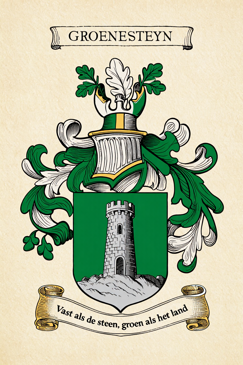 Familiewapen van de achternaam GROENESTEYN