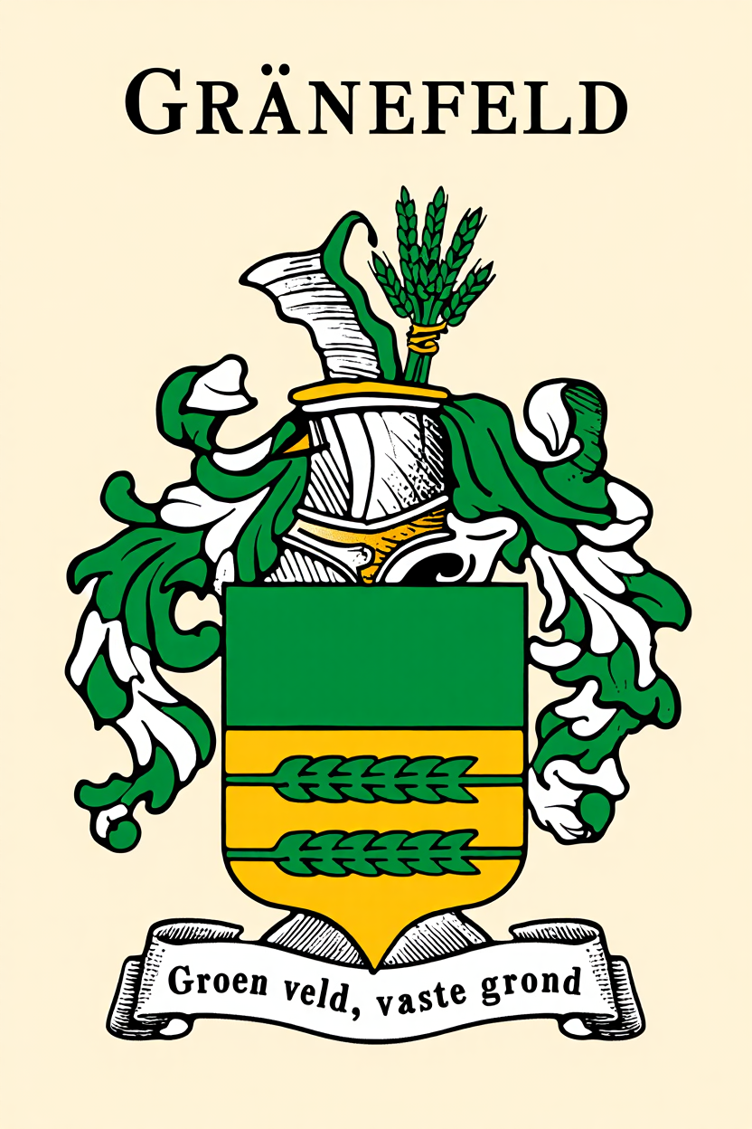 Familiewapen van de achternaam GRÖNEFELD