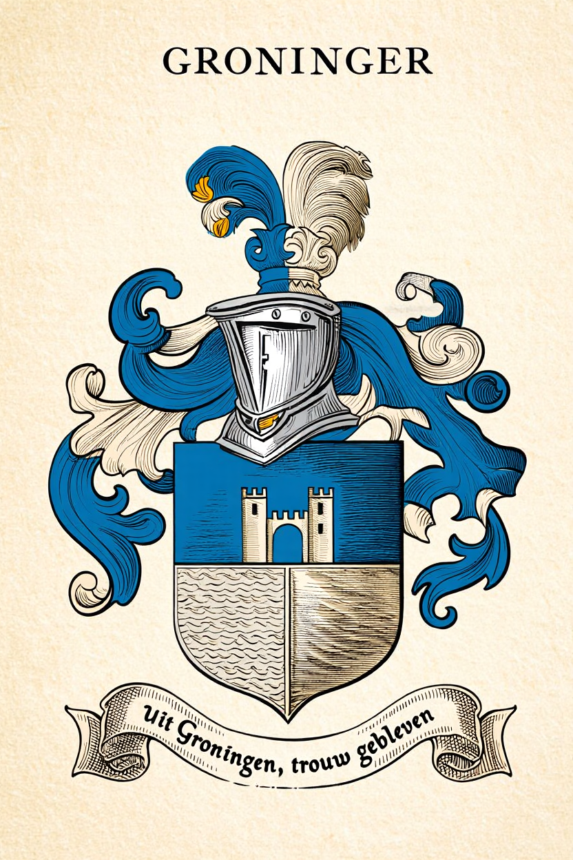 Familiewapen van de achternaam GRONINGER
