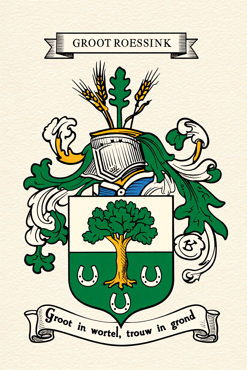 Familiewapen van de achternaam GROOT ROESSINK