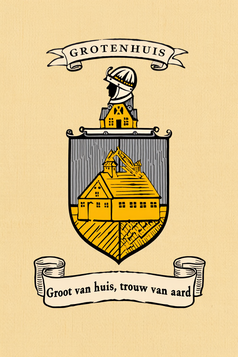 Familiewapen van de achternaam GROTENHUIS