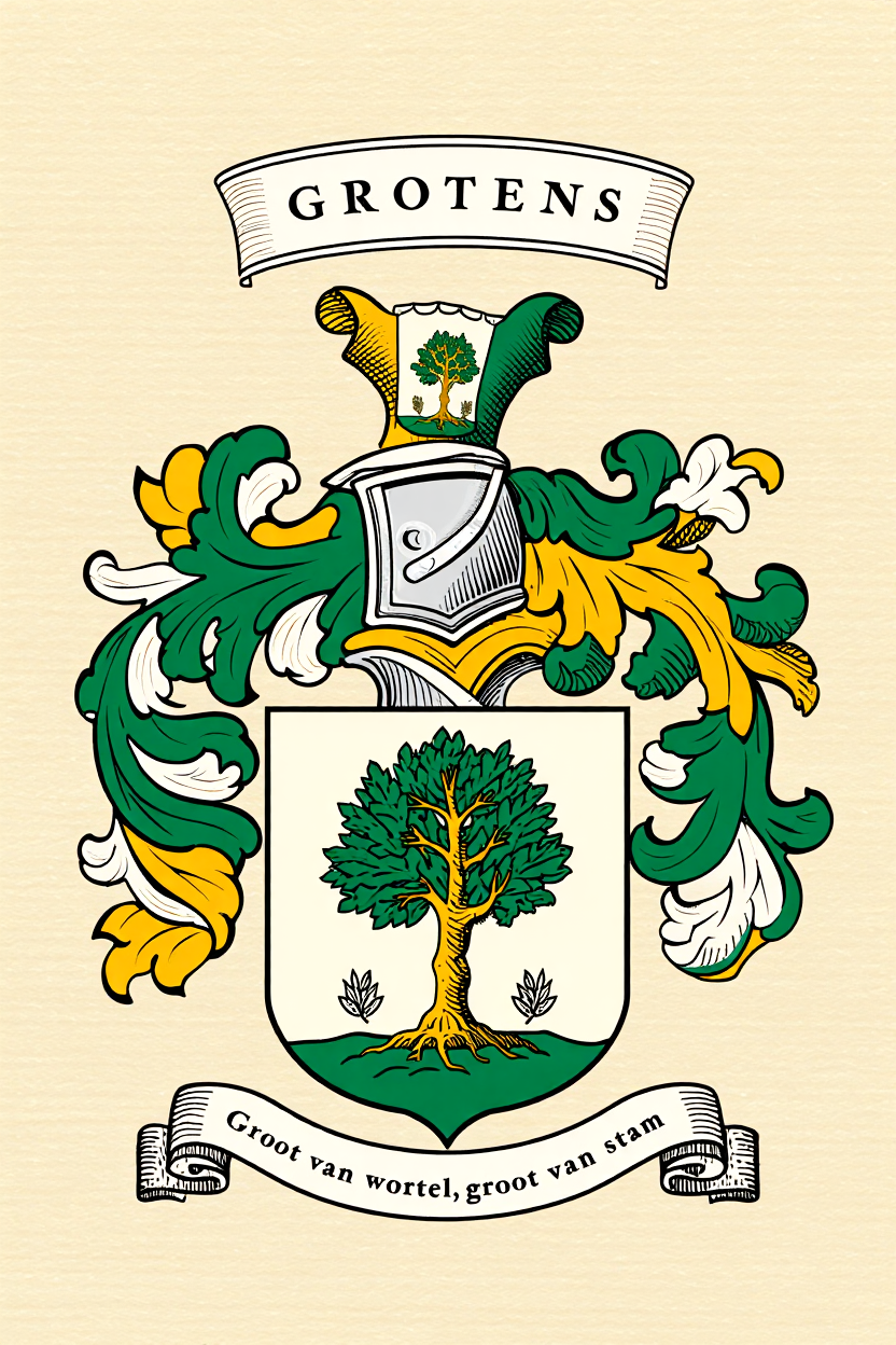 Familiewapen van de achternaam GROTENS